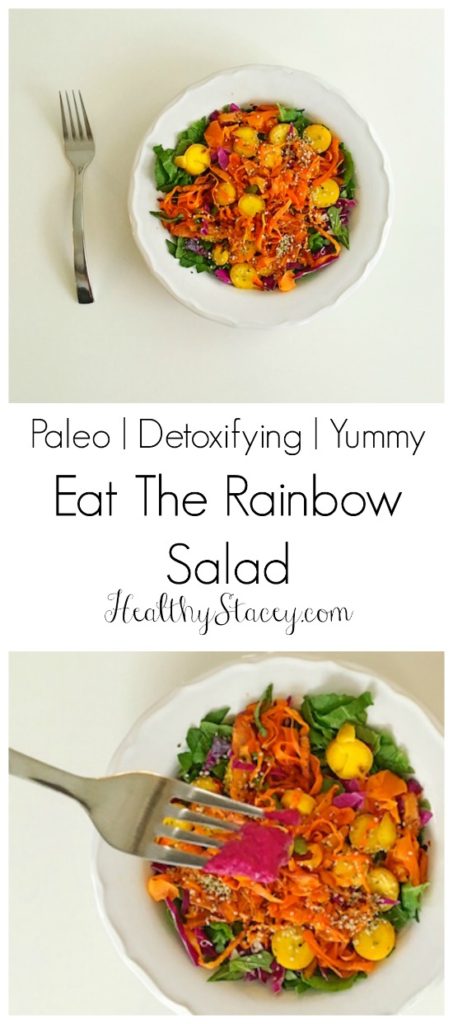 Eat The Rainbow Salad Pin